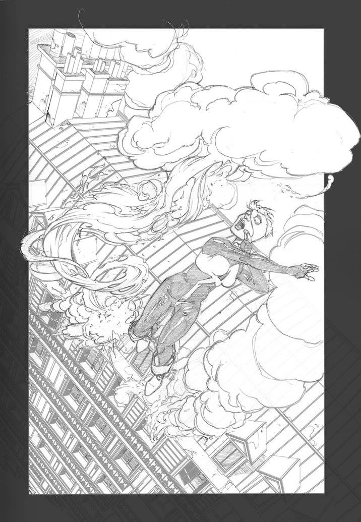 Une planche crayonnée