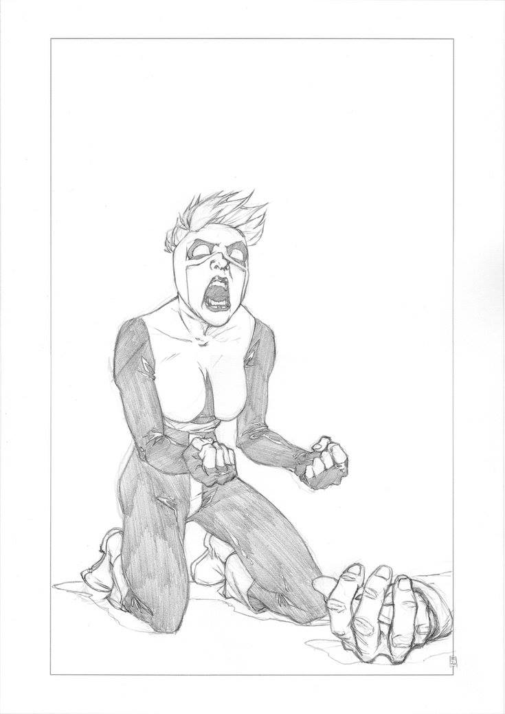 Une planche crayonnée